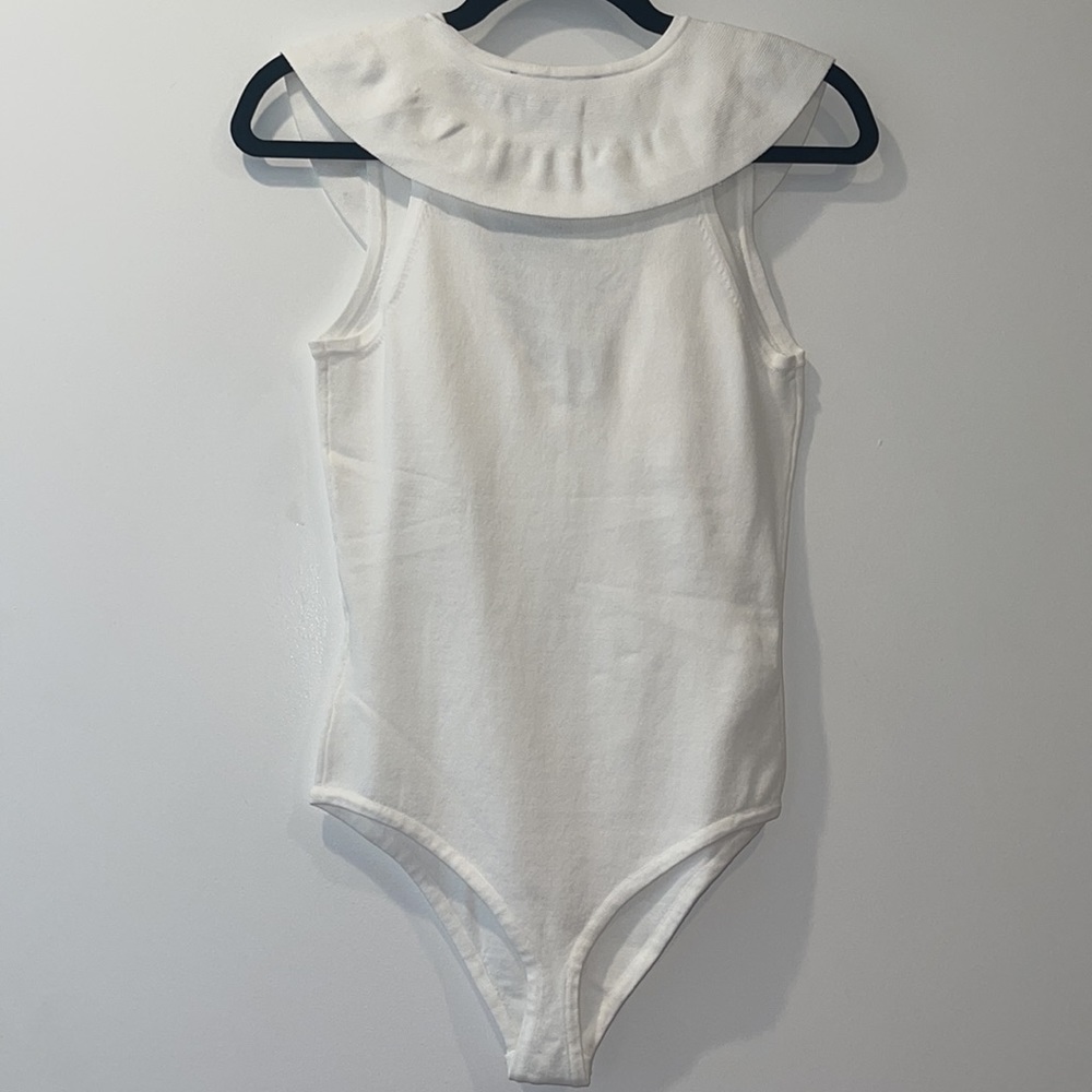 NWT Central Park West Ruffle Body Suit - Picture 4 of 6